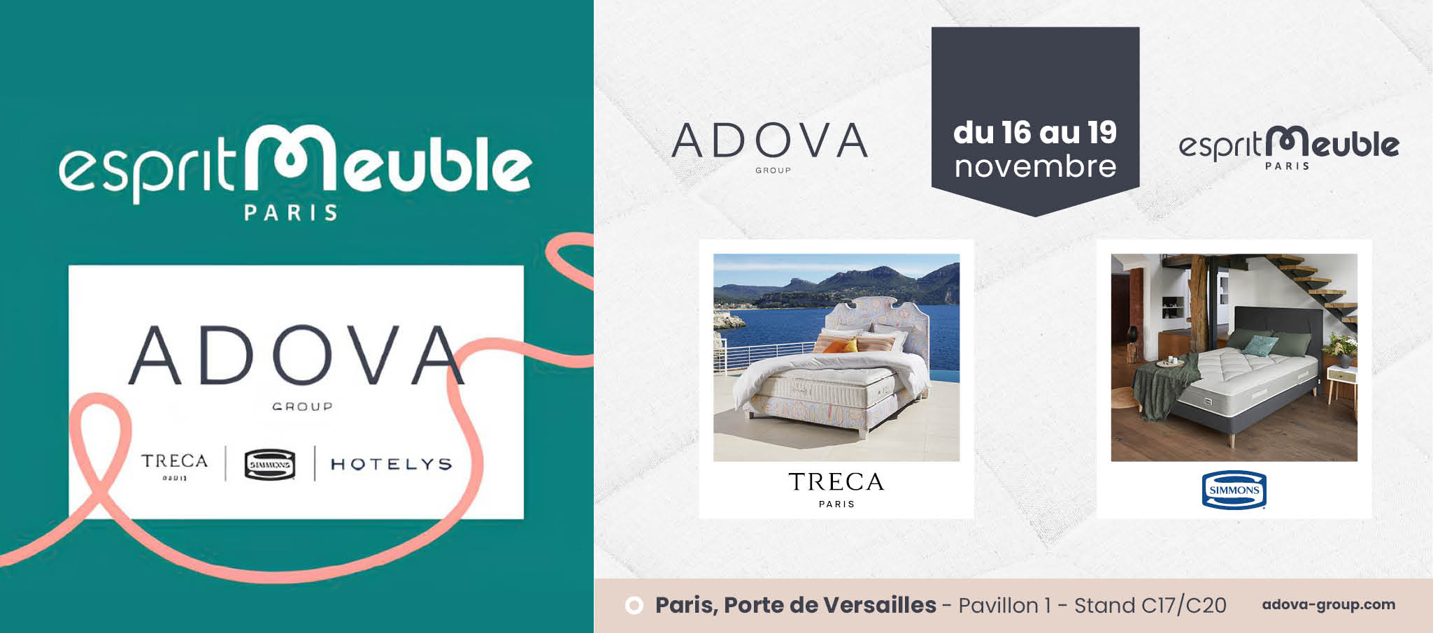 Adova Group au salon Esprit Meuble 2024